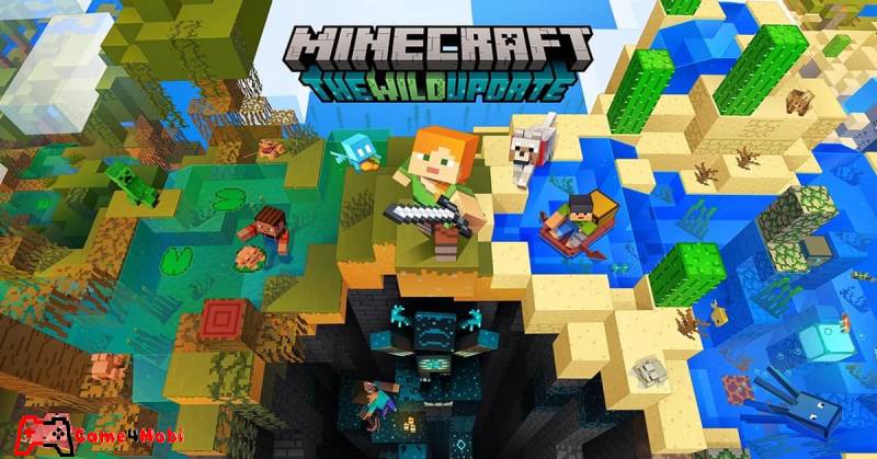 Minecraft trò chơi khám phá thế giới mở với đồ họa độc đáo 