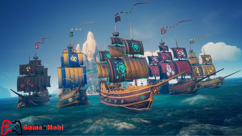 Cùng bạn bè lên thuyền và khám phá thế giới biển rộng lớn trong Sea of Thieves