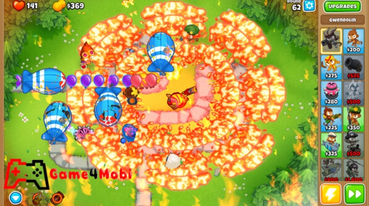 Đối mặt với Bloons và boss trong Bloons TD 6